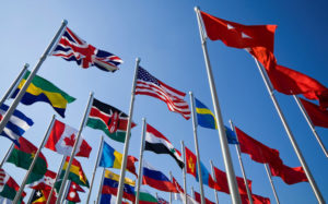 Nationalism flags
